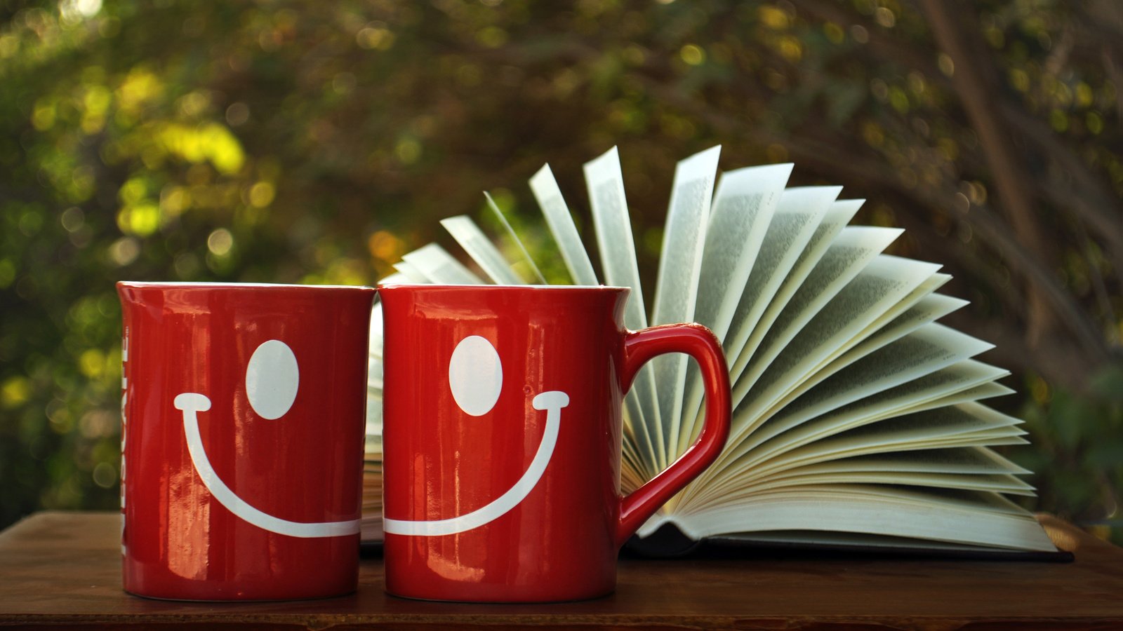 Обои рисунок, улыбка, красные, книга, чашки, страницы, figure, smile, red, book, cup, page разрешение 2560x1600 Загрузить