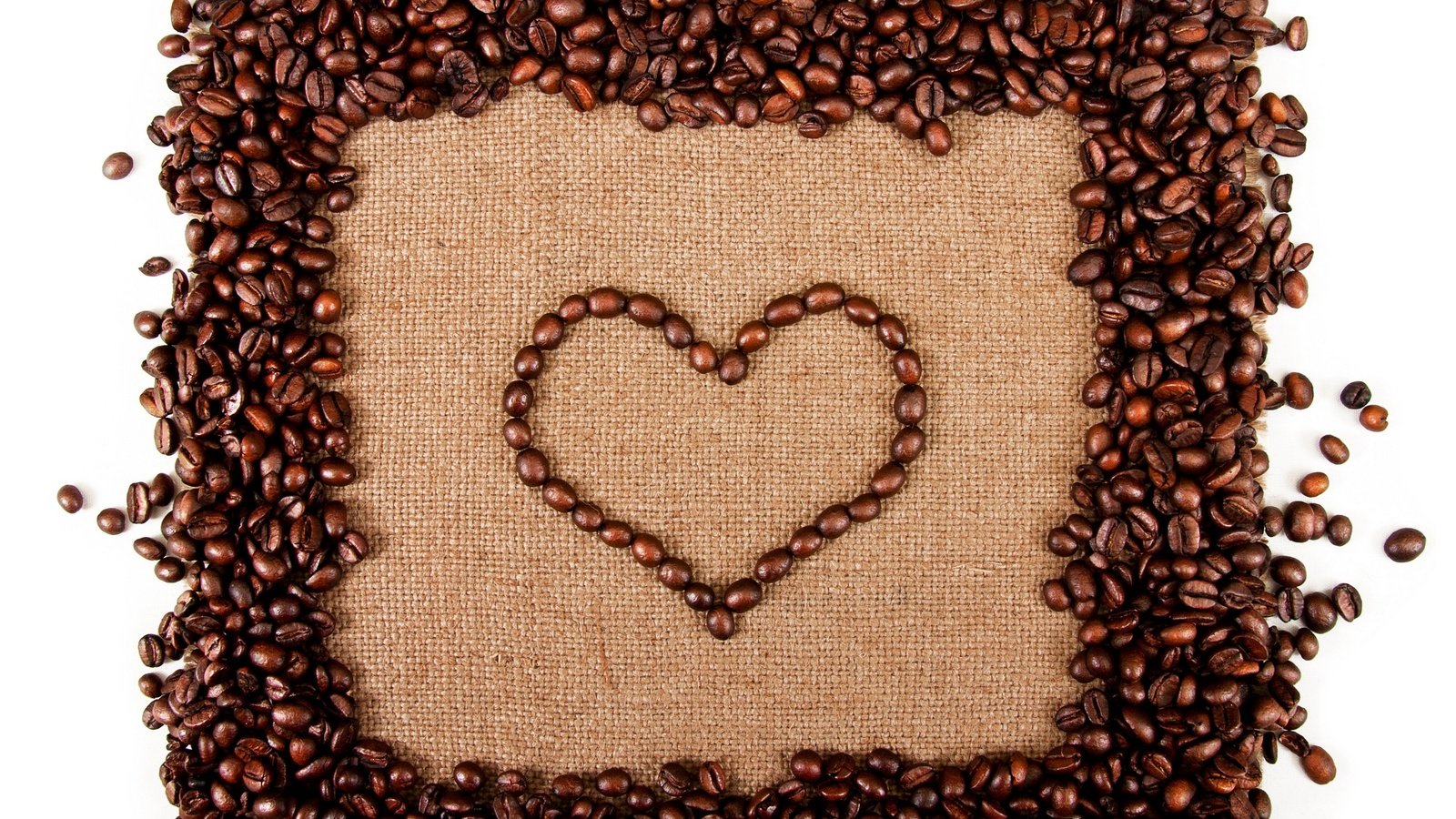 Обои зерна, кофе, сердце, сердечка, бобы, grain, coffee, heart, beans разрешение 2880x2237 Загрузить