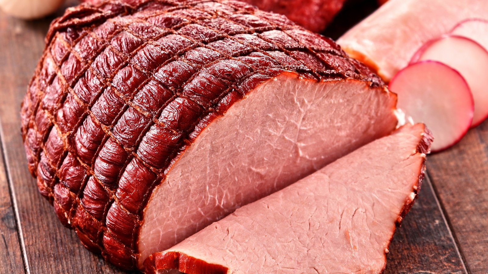Обои мясо, ветчина, нарезка, мясные продукты, meat, ham, cutting, meat products разрешение 2880x2148 Загрузить