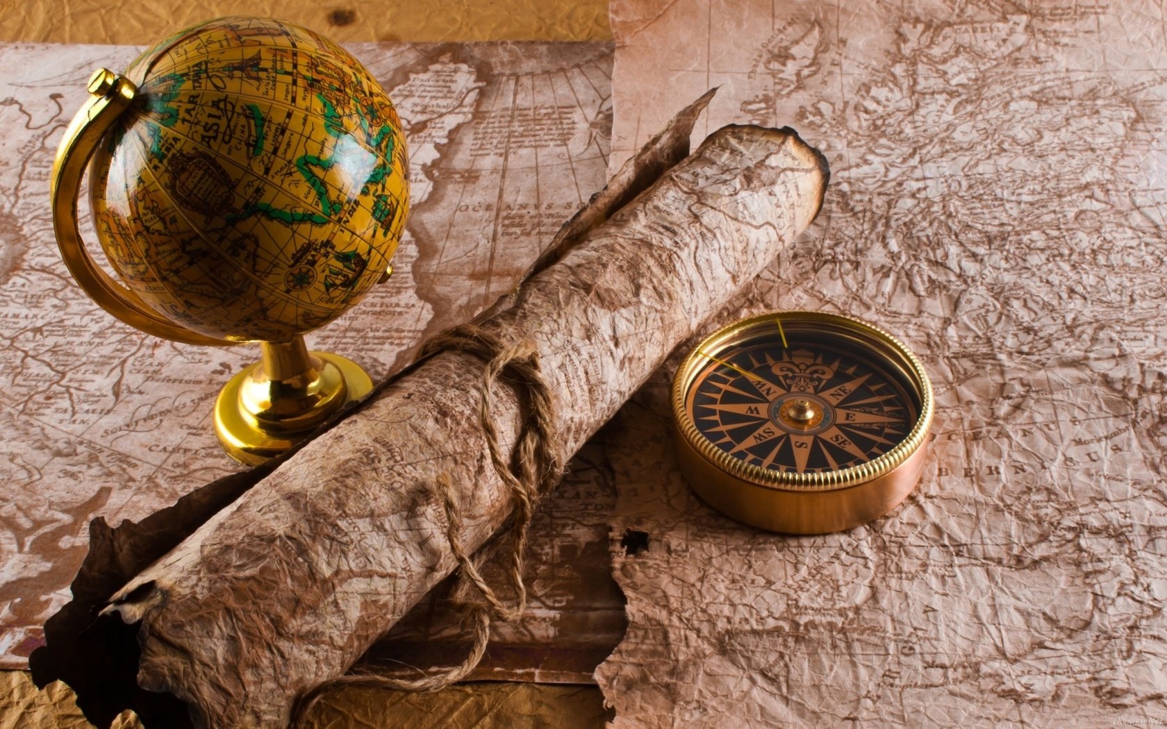 Обои карты, стол, путешествия, глобус, компас, card, table, travel, globe, compass разрешение 1920x1200 Загрузить