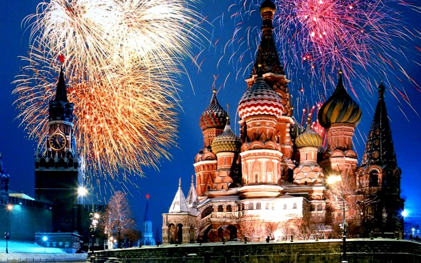 Обои москва, салют, кремль, ночной город, фейерверк, moscow, salute, the kremlin, night city, fireworks разрешение 2000x1500 Загрузить