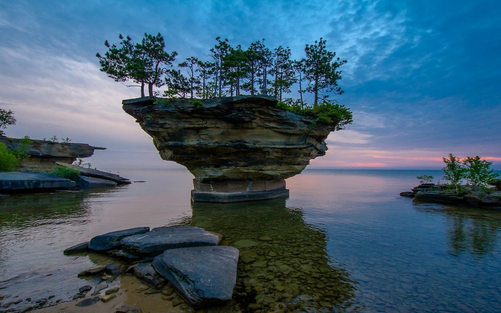 Обои остров на озере гурон, the island on lake huron разрешение 1920x1080 Загрузить