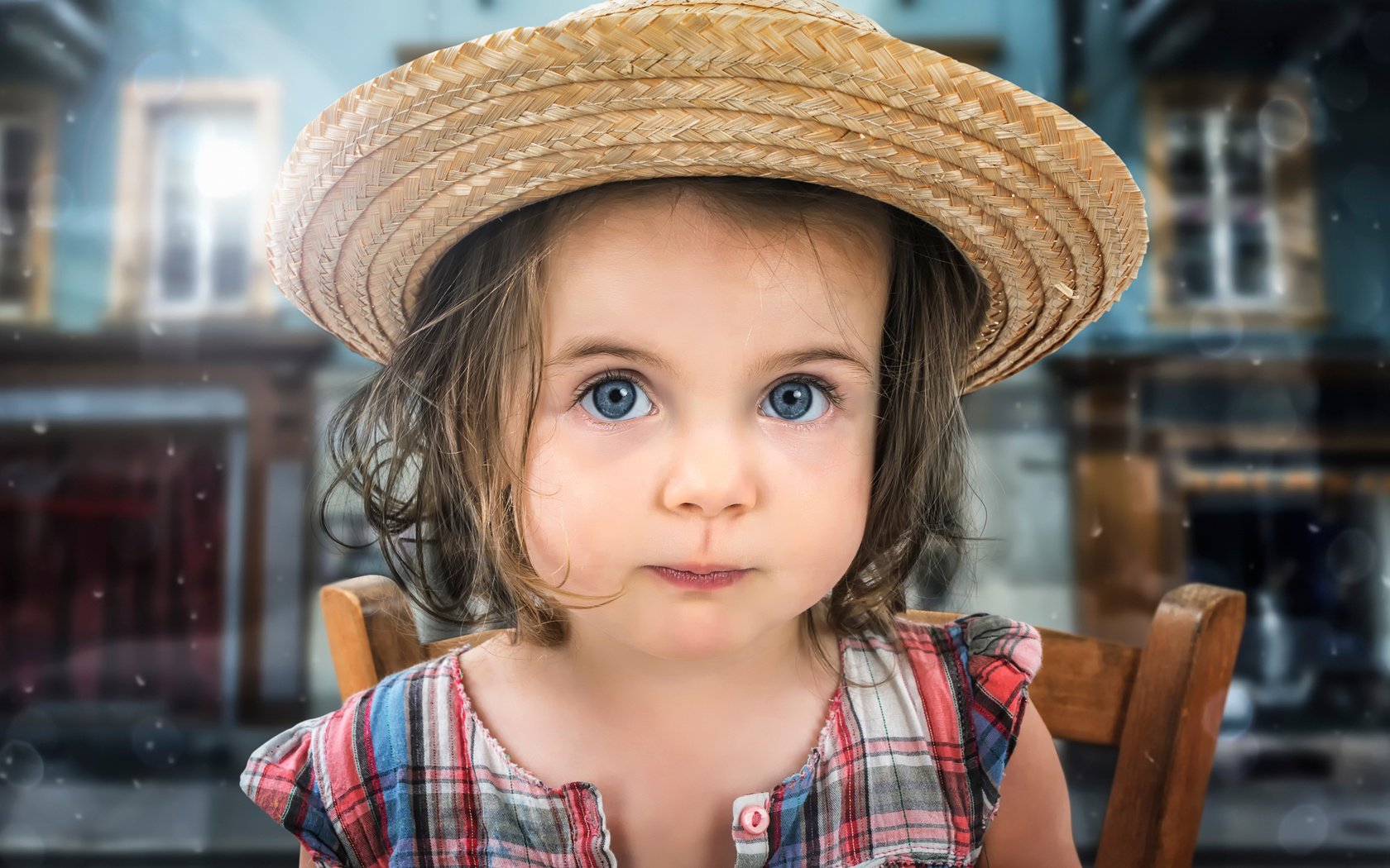 Обои портрет, взгляд, дети, девочка, шляпа, portrait, look, children, girl, hat разрешение 2000x1335 Загрузить