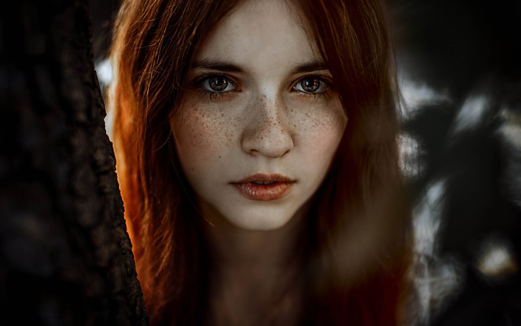 Обои девушка, рыжая, губки, веснушки, прелесть, anne hoffmann, girl, red, sponge, freckles, the beauty разрешение 2048x1366 Загрузить