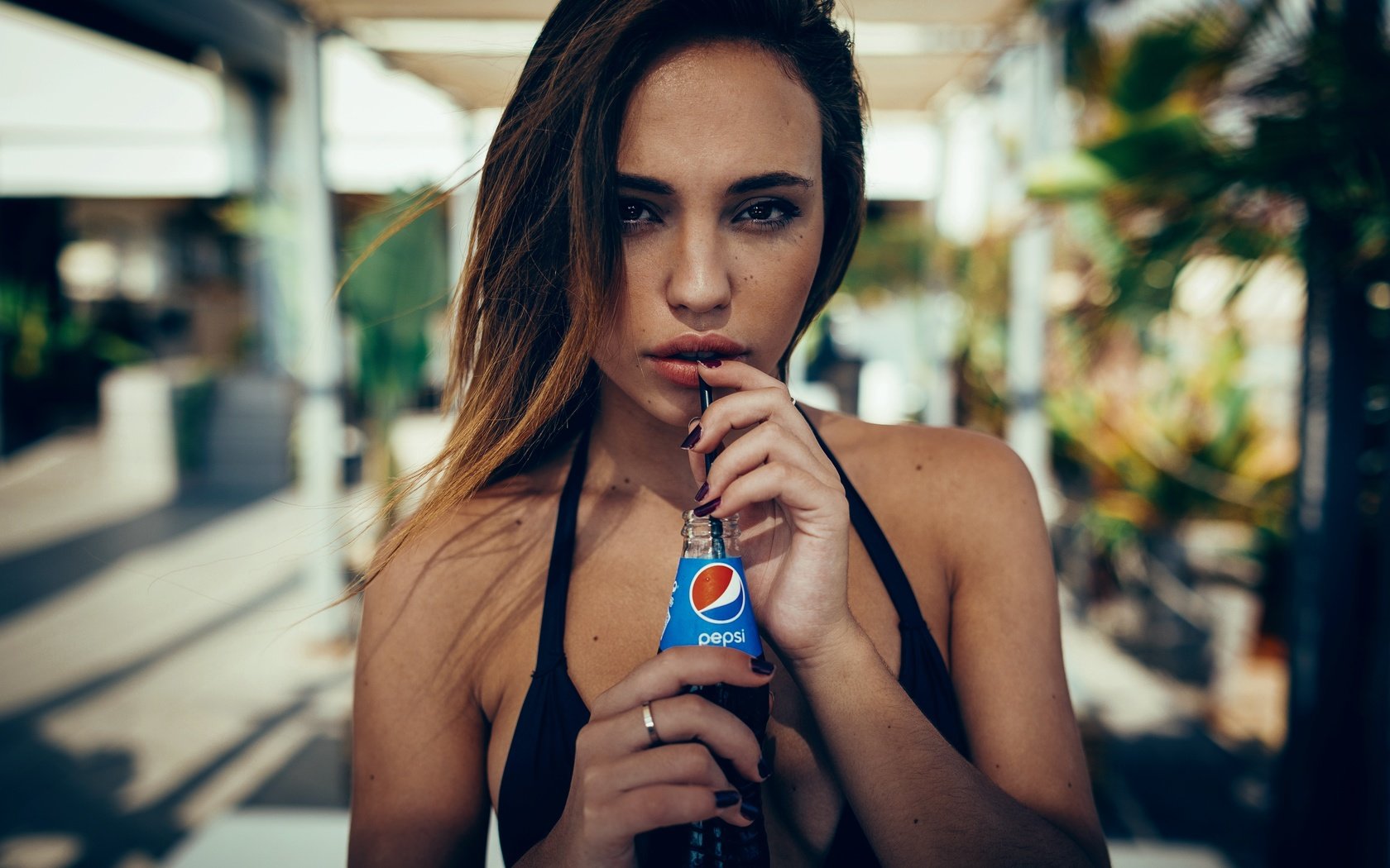 Обои девушка, взгляд, волосы, лицо, пепси, tysha, girl, look, hair, face, pepsi разрешение 4368x2912 Загрузить