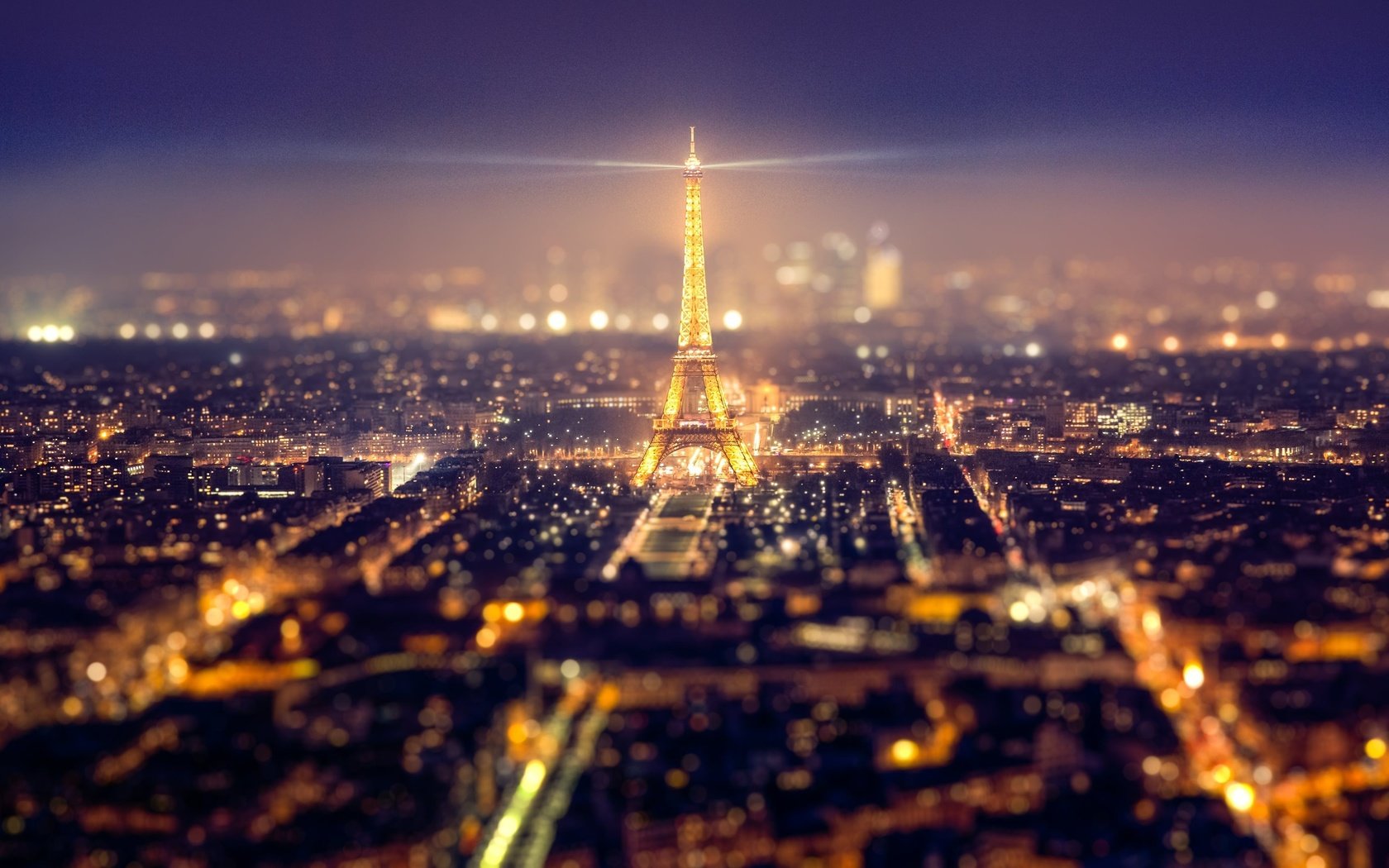 Обои ночь, огни, город, париж, франция, эйфелева башня, night, lights, the city, paris, france, eiffel tower разрешение 3840x2160 Загрузить