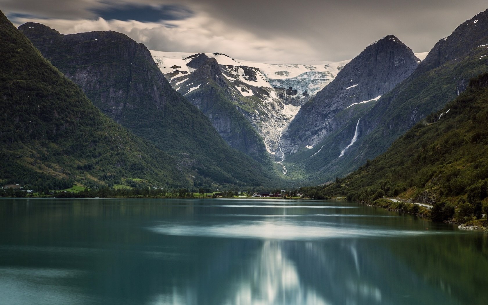 Обои озеро, горы, норвегия, норвегии, национальный парк йостедалсбреен, ледник бриксдаль, stryn, briksdalsbreen, briksdal glacier, стрюн, lake, mountains, norway, jostedalsbreen national park, the briksdal glacier разрешение 2048x1365 Загрузить