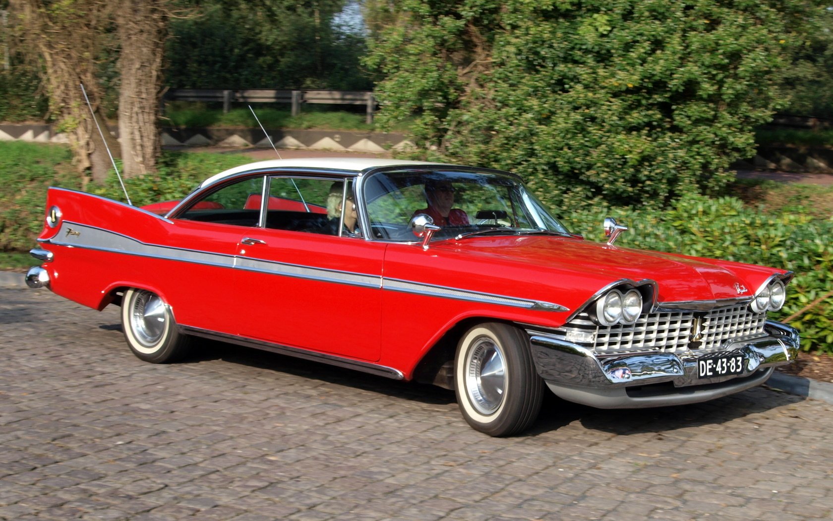 Обои америка, красный, сша, автомобиль, plymouth sport fury, america, red, usa, car разрешение 2560x1600 Загрузить