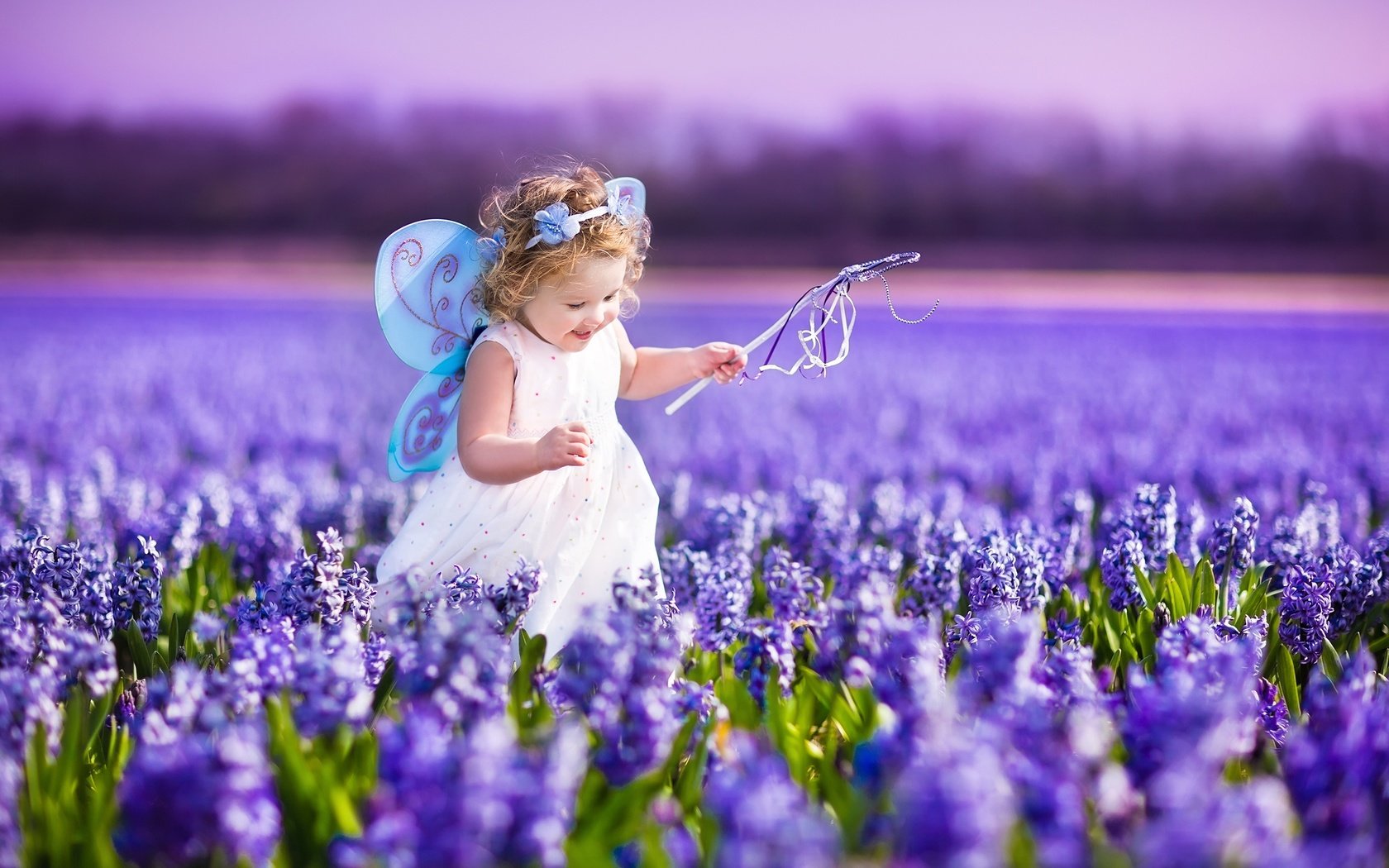 Обои цветы, ребенок, платье, волшебная палочка, поле, лаванда, крылья, радость, девочка, фея, flowers, child, dress, magic wand, field, lavender, wings, joy, girl, fairy разрешение 3900x2600 Загрузить