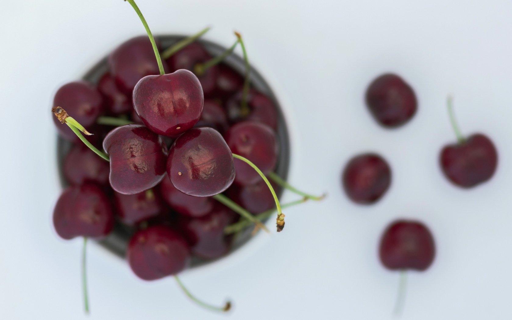 Обои макро, черешня, ягоды, вишня, вишни, macro, cherry, berries разрешение 2048x1419 Загрузить