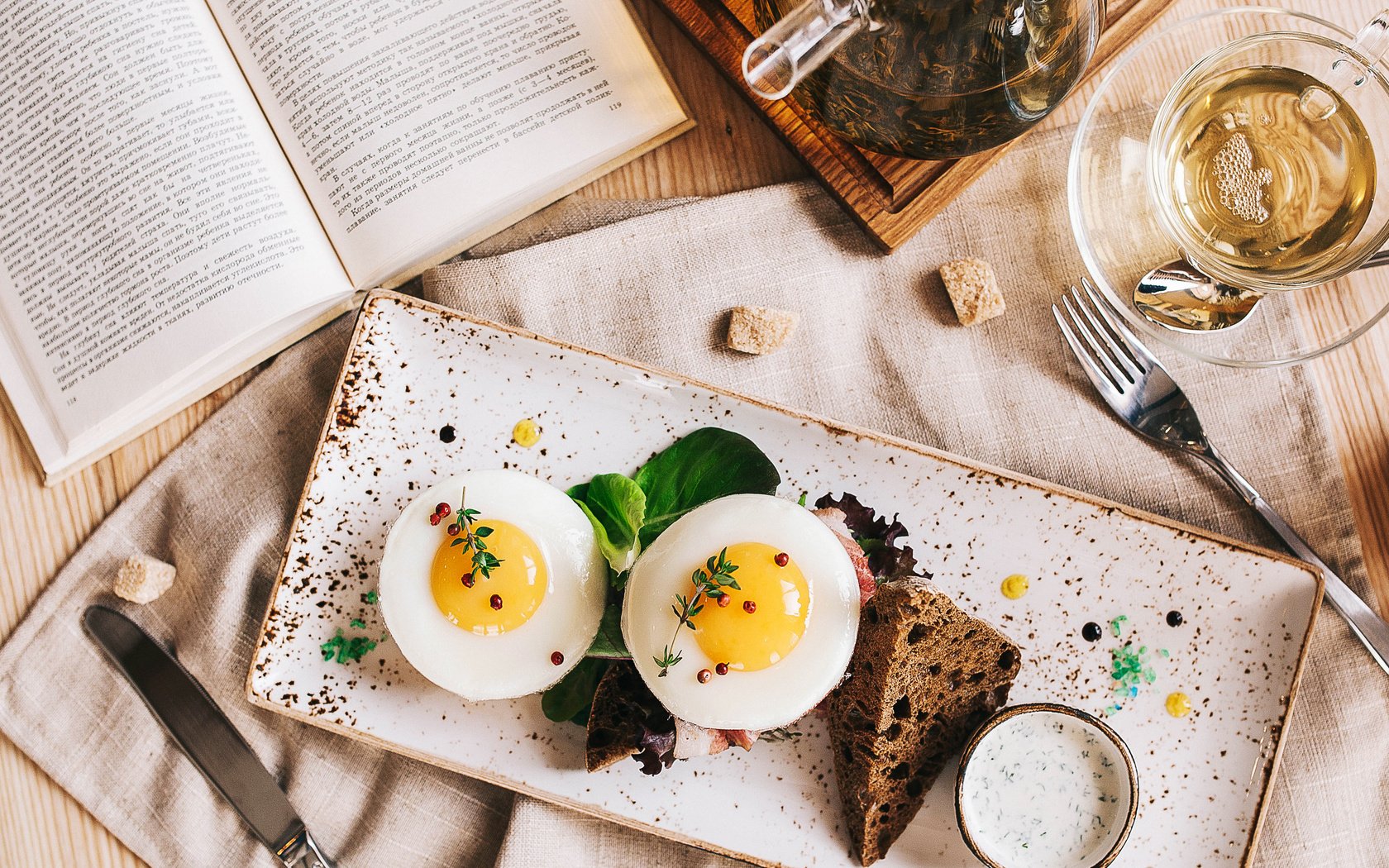 Обои еда, хлеб, чай, завтрак, 1, яйцо, соус, тосты, food, bread, tea, breakfast, egg, sauce, toast разрешение 4477x3359 Загрузить