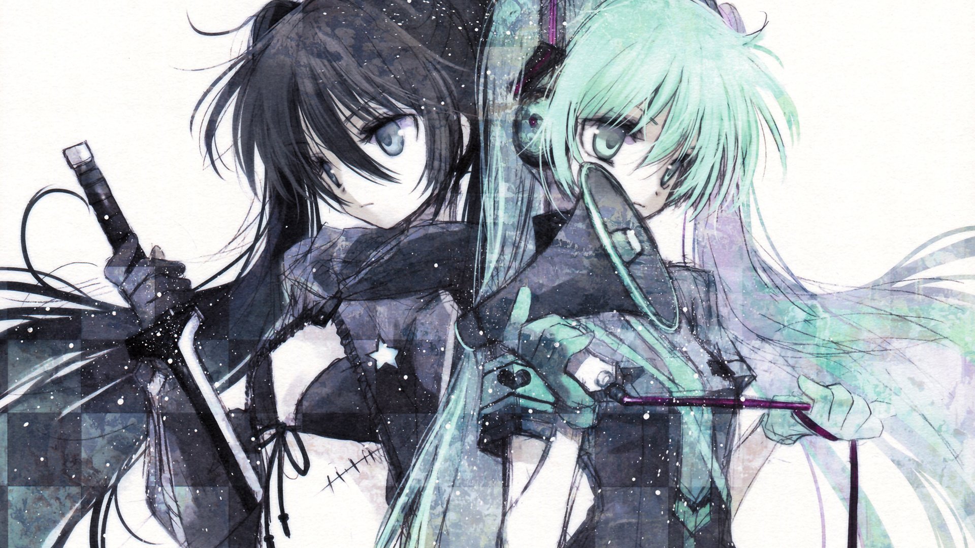 Обои девушка, аниме, black rock shooter, kartinka, syuzhet, yepizod, рисоунок, girl, anime, risunok разрешение 2000x1369 Загрузить