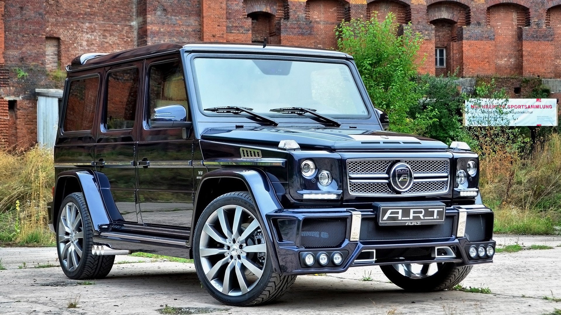 Обои амг, g55, a.r. t. mercedes-benz, streetline, amg разрешение 1920x1200 Загрузить