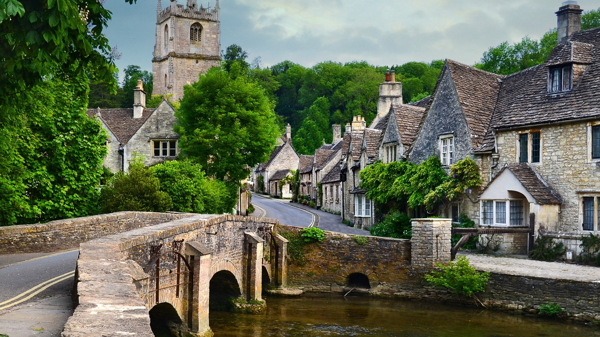 Обои река, мост, великобритания, англия, river, bridge, uk, england разрешение 2560x1997 Загрузить