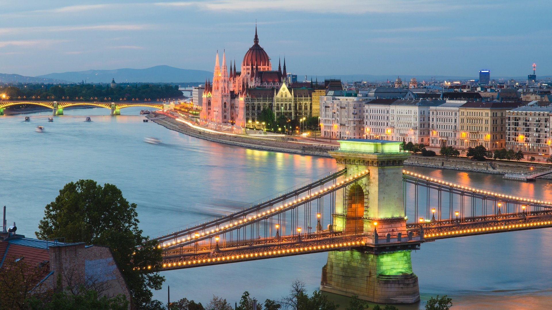 Обои река, мост, город, венгрия, будапешт, river, bridge, the city, hungary, budapest разрешение 2880x1835 Загрузить