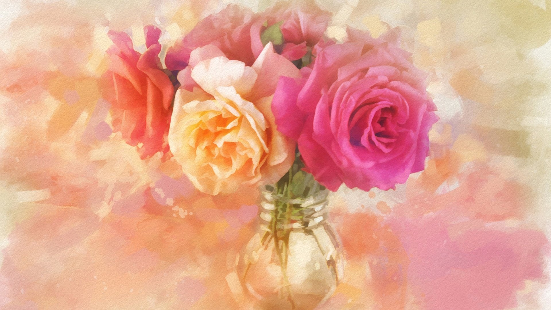 Обои цветы, розы, букет, flowers, roses, bouquet разрешение 3000x1984 Загрузить