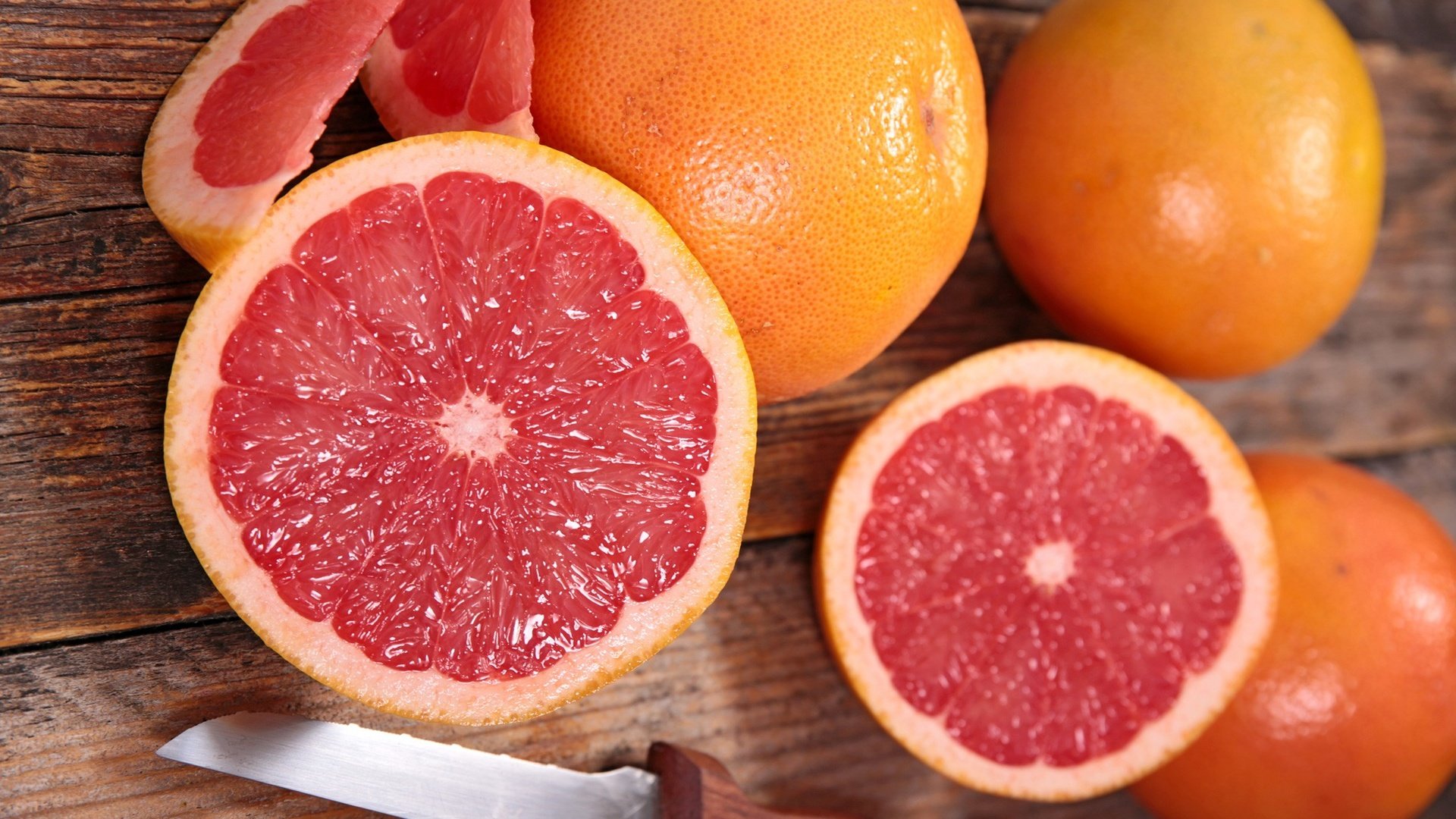 Обои фрукты, нож, цитрусы, грейпфрут, fruit, knife, citrus, grapefruit разрешение 2048x1365 Загрузить