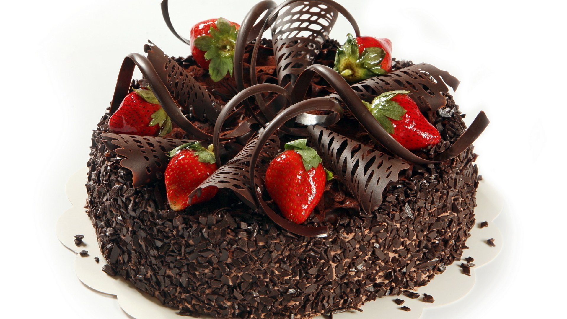 Обои клубника, шоколад, сладость, торт, strawberry, chocolate, the sweetness, cake разрешение 2048x1536 Загрузить