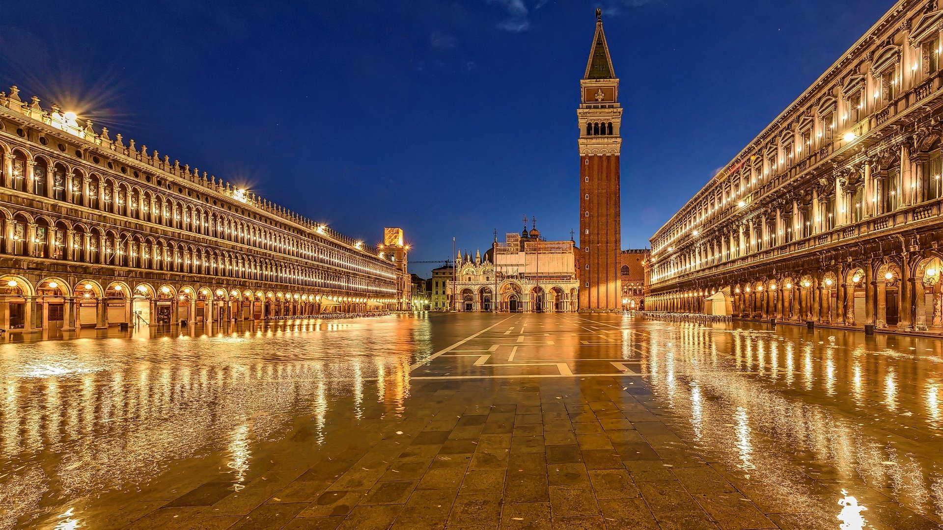 Обои венеция, италия, площадь сан-марко, venice, italy, piazza san marco разрешение 2880x1800 Загрузить