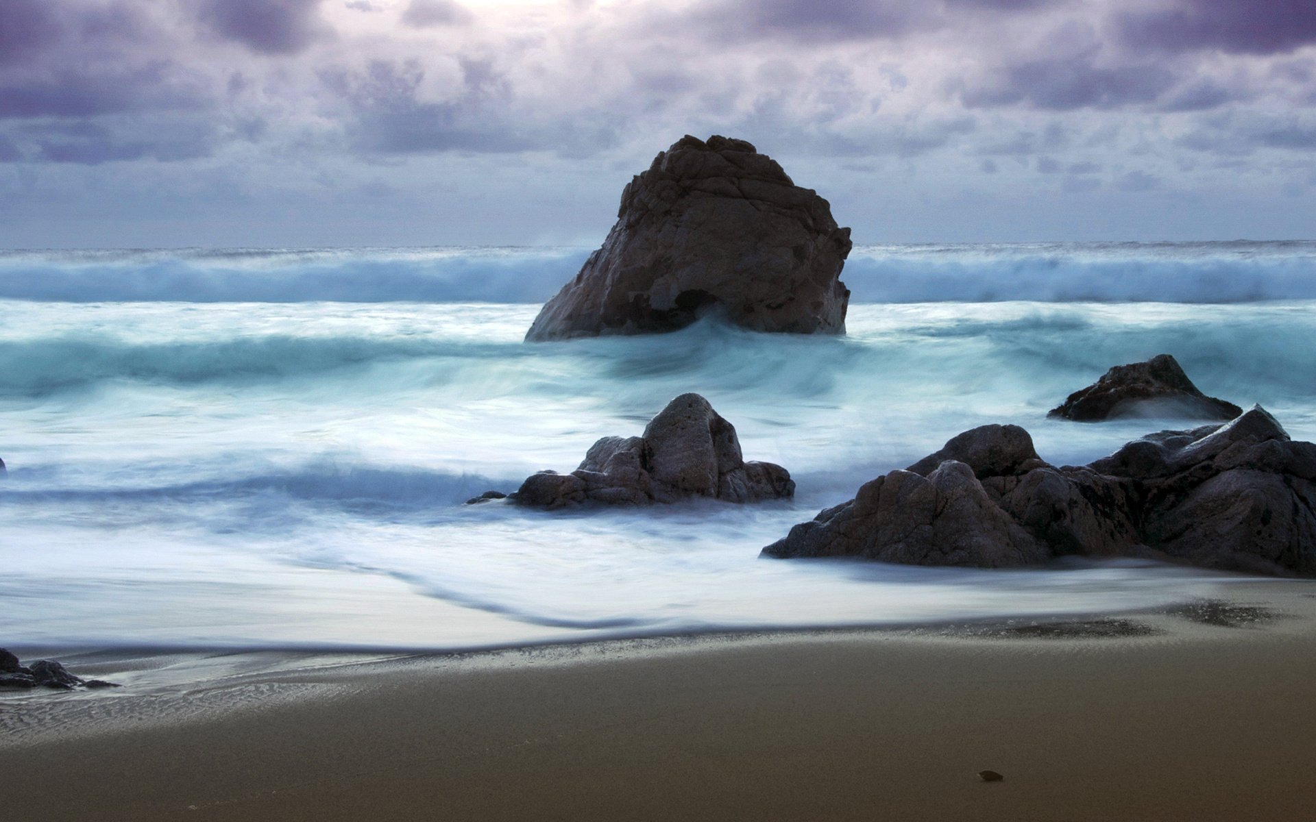 Обои скалы, берег, волны, море, rocks, shore, wave, sea разрешение 2560x1600 Загрузить