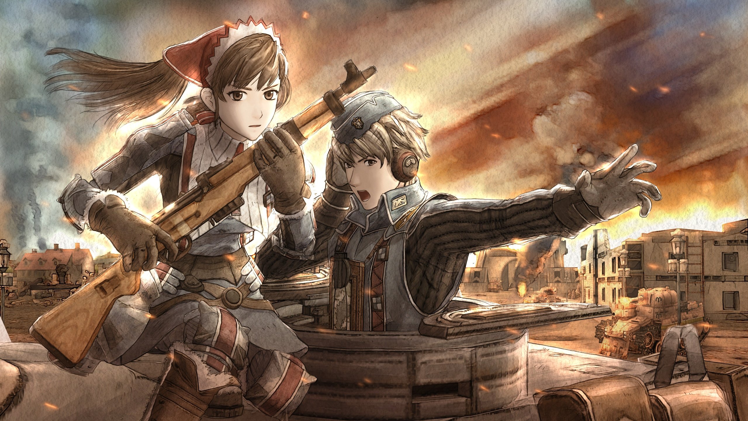 Обои valkyria chronicles, война, солдаты, war, soldiers разрешение 5052x3158 Загрузить