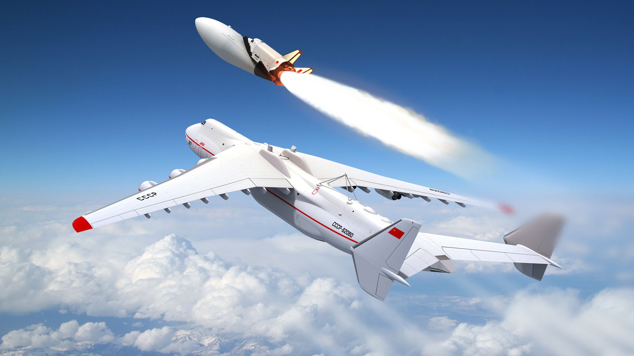 Обои полет, шатл, мрия, flight, shuttle, mriya разрешение 3000x2000 Загрузить