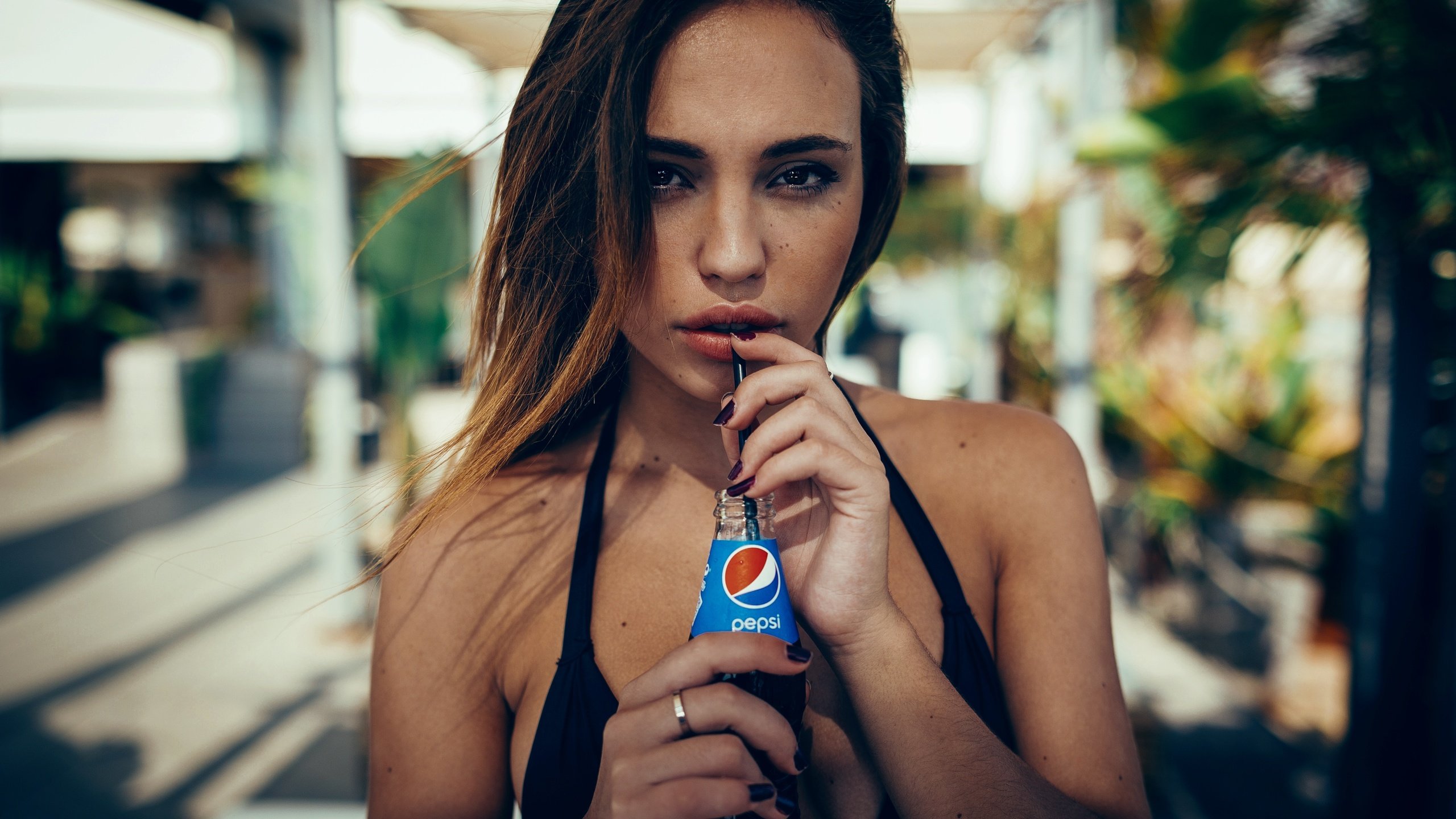 Обои девушка, взгляд, волосы, лицо, пепси, tysha, girl, look, hair, face, pepsi разрешение 4368x2912 Загрузить