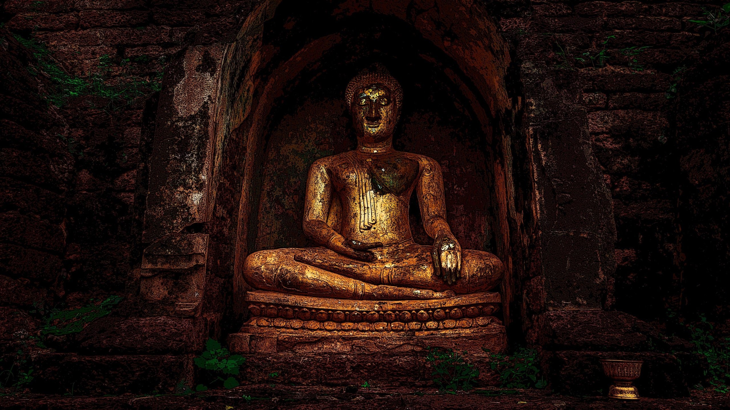 Обои будда, статуя, религия, buddhism, буддизм, buddha, statue, religion разрешение 3554x1999 Загрузить