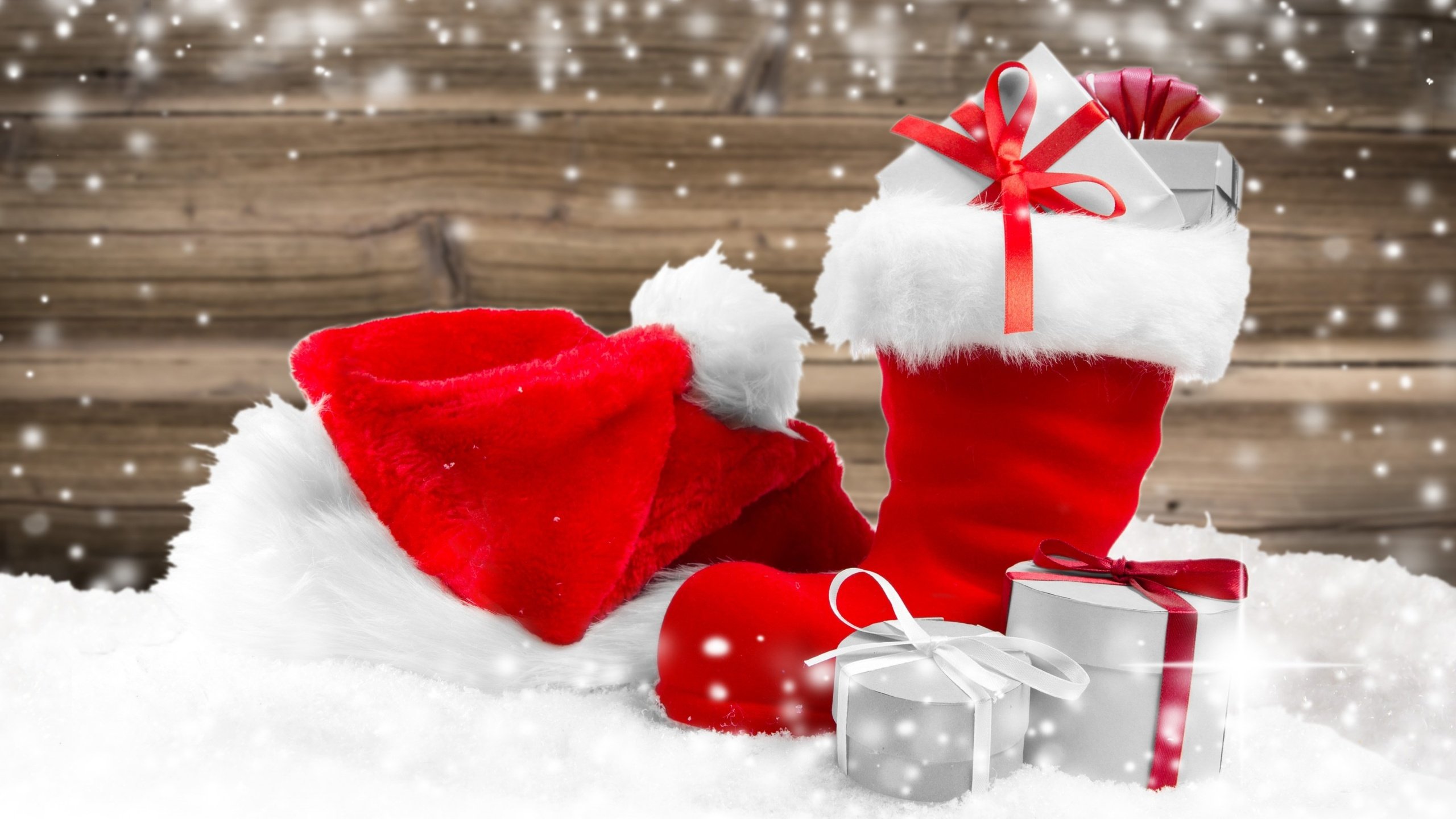 Обои новый год, подарки, рождество, сапог, new year, gifts, christmas, boots разрешение 2880x1800 Загрузить