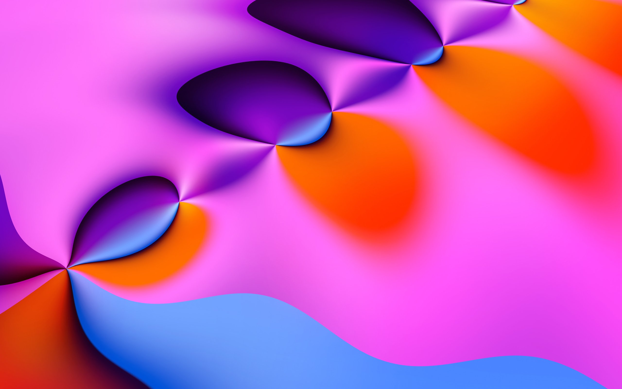 Обои абстракция, цвет, форма, abstraction, color, form разрешение 3840x2400 Загрузить