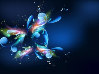 Обои свет, цвета, синий, узоры, light, color, blue, patterns разрешение 1920x1200 Загрузить