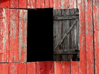 Обои красный, доски, окно, амбар, red, board, window, the barn разрешение 2560x1600 Загрузить