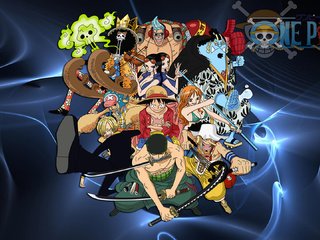 Обои one piece, piraty, luffi i komanda разрешение 1920x1080 Загрузить