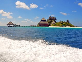 Обои море, пляж, отдых, остров, тропики, мальдивы, sea, beach, stay, island, tropics, the maldives разрешение 4288x2848 Загрузить