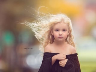 Обои настроение, дети, девочка, волосы, ветер, mood, children, girl, hair, the wind разрешение 2048x1390 Загрузить