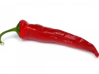 Обои белый фон, чили, перец, жгучий, красный перец, white background, chile, pepper, burning, red pepper разрешение 1920x1117 Загрузить