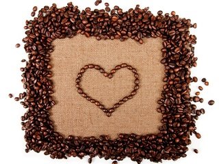 Обои зерна, кофе, сердце, сердечка, бобы, grain, coffee, heart, beans разрешение 2880x2237 Загрузить