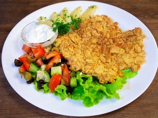 Обои овощи, мясо, помидоры, оливки, картофель, салат, мясные продукты, vegetables, meat, tomatoes, olives, potatoes, salad, meat products разрешение 2880x1920 Загрузить