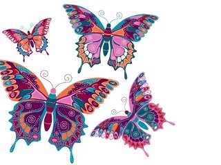 Обои фон, вектор, бабочки, background, vector, butterfly разрешение 3000x2120 Загрузить