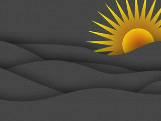 Обои солнце, абстракция, волны, the sun, abstraction, wave разрешение 3840x2160 Загрузить