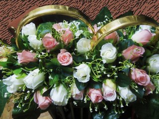 Обои цветы, украшения, розы, свадьба, flowers, decoration, roses, wedding разрешение 2822x1950 Загрузить