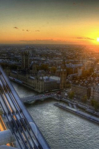 Обои великобритания, лондон, темза, колесо обозрения, вид сверху, uk, london, thames, ferris wheel, the view from the top разрешение 2048x1536 Загрузить