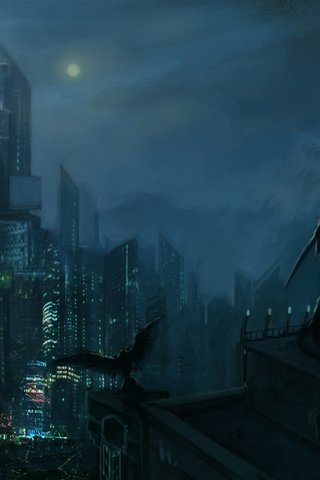 Обои высотка, city lights, highres, skyscraper разрешение 1920x1080 Загрузить