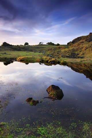 Обои небо, вода, озеро, восход, новая зеландия, the sky, water, lake, sunrise, new zealand разрешение 2560x1600 Загрузить