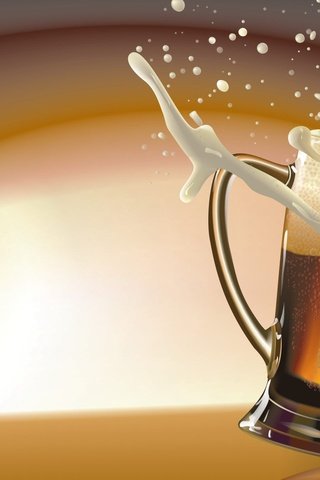 Обои вектор, брызги, кружка, пиво, vector, squirt, mug, beer разрешение 1920x1440 Загрузить