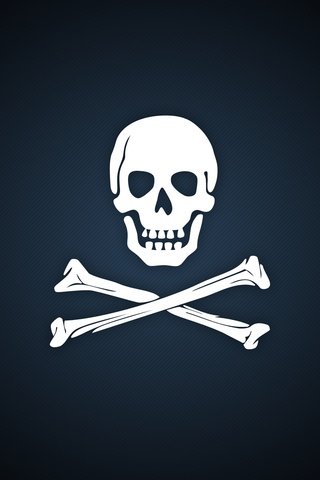 Обои фон, кости, пиратская эмблема, background, bones, pirate emblem разрешение 1920x1200 Загрузить