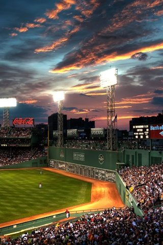Обои облака, парк, люди, бостон, fenway, beysball, бейсбол, clouds, park, people, boston, baseball разрешение 4033x2825 Загрузить