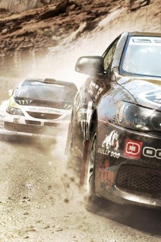 Обои dirt2, lancer, эволюция, evolution разрешение 2087x1050 Загрузить