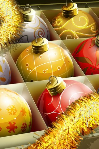 Обои новый год, шары, украшения, игрушки, new year, balls, decoration, toys разрешение 2560x1670 Загрузить