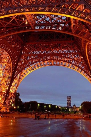 Обои ночь, париж, франция, эйфелева башня, night, paris, france, eiffel tower разрешение 1920x1200 Загрузить